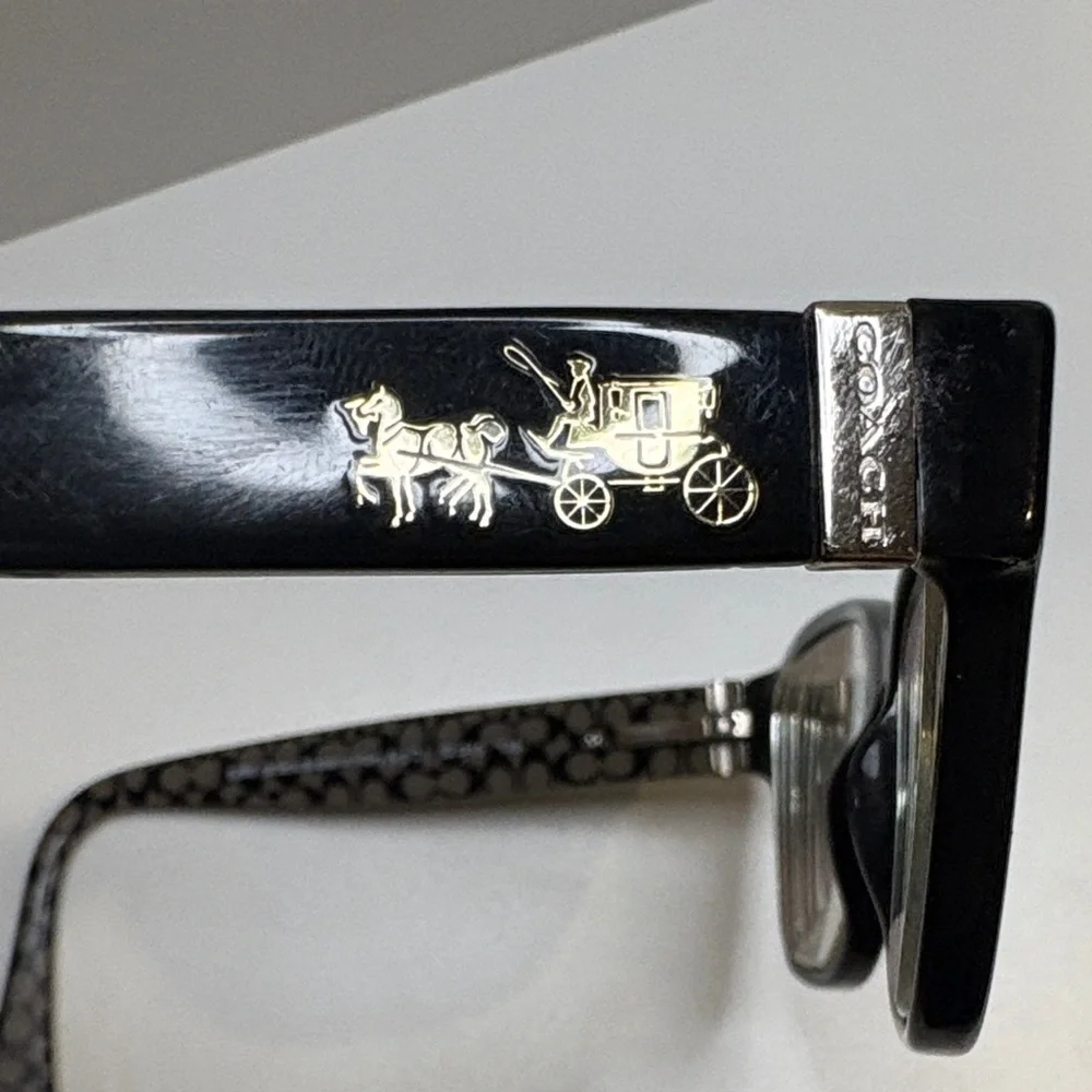 COACH EYEGLASSES HC6088/5261 (Black/Black Military Sig C)52•15•135 COACH GLASSES